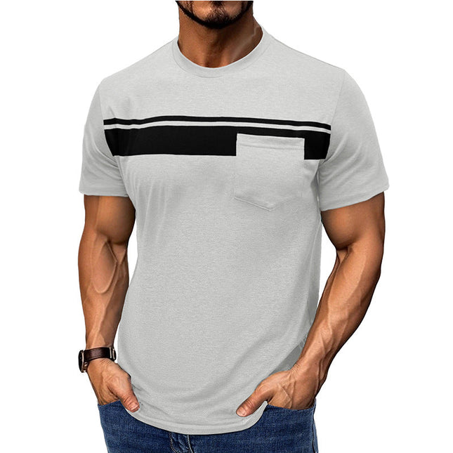 Men's Graphic Tee | Casual Round Neck | Short Sleeve T-Shirt | Soft Breathable Fabric | Stylish Printed Design | Comfortable Everyday Wear | Versatile Layering | Fashionable Urban Style | Men's Wardrobe Essential