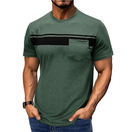 Men's Graphic Tee | Casual Round Neck | Short Sleeve T-Shirt | Soft Breathable Fabric | Stylish Printed Design | Comfortable Everyday Wear | Versatile Layering | Fashionable Urban Style | Men's Wardrobe Essential