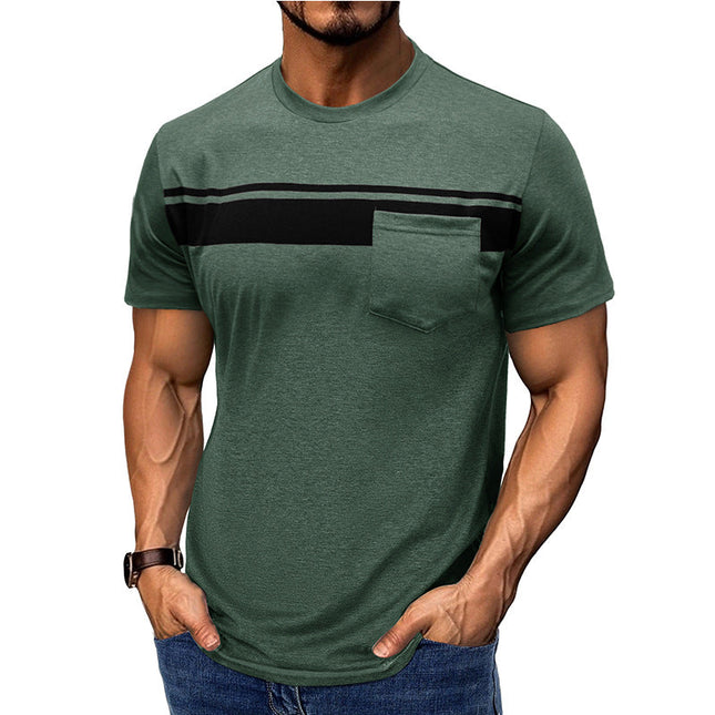 Men's Graphic Tee | Casual Round Neck | Short Sleeve T-Shirt | Soft Breathable Fabric | Stylish Printed Design | Comfortable Everyday Wear | Versatile Layering | Fashionable Urban Style | Men's Wardrobe Essential
