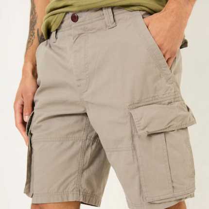 Men's Cotton Cargo Shorts | Loose Fit | Multi-Pocket | Washed | Comfortable & Breathable for Everyday Wear | Adjustable Waist | Rugged Style | Perfect for Outdoor Activities | Summer Shorts