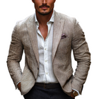 Men's Breathable Cotton Linen Blazer | Casual Elegant Style | Lightweight Outerwear for Modern Men | Premium Material Blend | Comfortable Fit | Stylish Design | Versatile Color Options | Neat Stitching