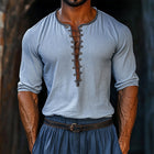 Men's Casual T-Shirt | Round Neck | Short Sleeve | Breathable Cotton | Versatile Fit | Multiple Colors | Comfortable | Modern Style