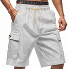 Men's Striped Texture Casual Shorts | Elastic Waistband with Drawstring | Breathable Fabric | Multiple Colors | Pockets | Modern Cut | Summer Wardrobe Essential | Comfortable Fit