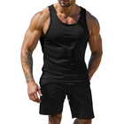 Men's Solid Color Tank Top Shorts Set | Casual Summer Outfit | Soft Breathable Fabric | Relaxed Fit | Versatile Indoor Outdoor Wear | High-Quality Durability | Perfect for Lounging & Light Workouts