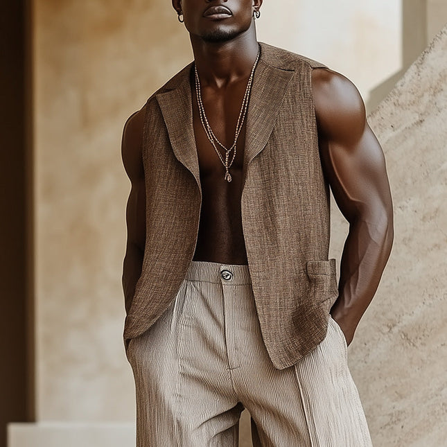 Men's Solid Color Tank Top | Lightweight Breathable Casual Top | Spring Fashion | Soft Comfortable Fit | Versatile Minimalist Style | High-Quality Stitching | Ideal for Warm Weather