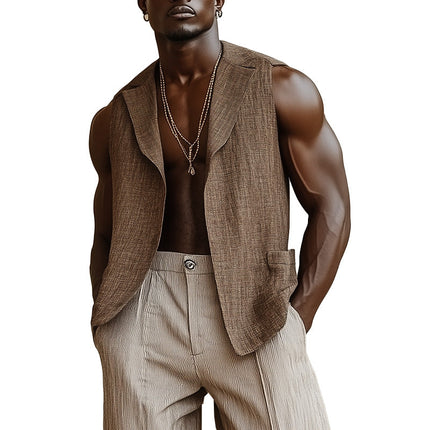 Men's Solid Color Tank Top | Lightweight Breathable Casual Top | Spring Fashion | Soft Comfortable Fit | Versatile Minimalist Style | High-Quality Stitching | Ideal for Warm Weather