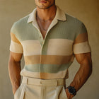 Men's Slim Fit Short Sleeve Shirt | Spring Fashion | Casual Woven Button-Down | Breathable Fabric | Versatile Style | Modern Design | Men's Apparel