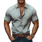Men's Cotton Linen Shirt | Casual Short Sleeve | Lapel Collar | Comfortable Breathable | Relaxed Fit | Versatile Colors | Wardrobe Staple | Perfect for Casual Outings & Semi-Formal Events