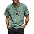 Men's Casual T-Shirt | Skull Print | Round Neck | Short Sleeve | Breathable Cotton | Edgy Fashion | Classic Fit | Versatile Style | Durable Material | Ideal for Casual Outings | Standout Design