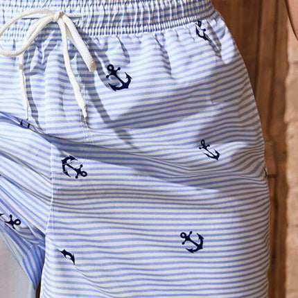 Men's Printed Beach Shorts | Summer Swimwear | Quick-Dry Fabric | Elastic Waistband | Vibrant Patterns | breathable material | Lightweight Casual Wear | Ideal for Pool or Shore | With Pockets