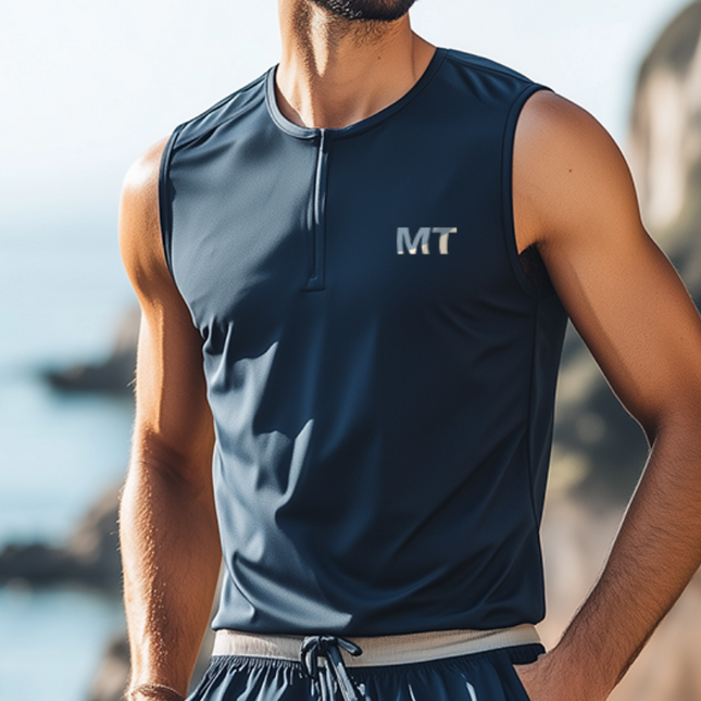 Men's Quick-Drying Activewear Set | Tank Top & Shorts | Sleeveless | Crew Neck | Elastic Waist | Moisture-Wicking Fabric | Versatile Sportswear for Gym & Outdoor Activities | Available Sizes S to 3XL