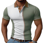 Men's Colorblock Polo T-Shirt | Knitted Breathable Summer Top | Modern Stylish Polo Neck Tee | Comfortable Casual Fashion | Versatile Smart-Casual Wear | High-Quality Fabric | Men's Summer Wardrobe Essential