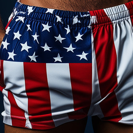 Men's Vintage Print Beach Shorts | Spring Fashion | Casual & Breathable | Retro Style | Adjustable Waistband | Comfortable Fit | Side Pockets | Ideal for Sunny Days & Beach Outings