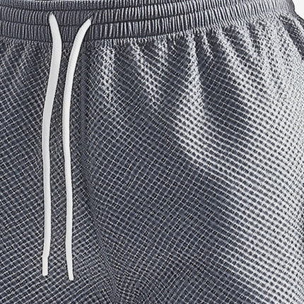 Men's Beach Shorts | Solid Color Mesh Fabric | Breathable Quick-Dry | Elastic Waist | Spring Fashion | Casual Summer Wear