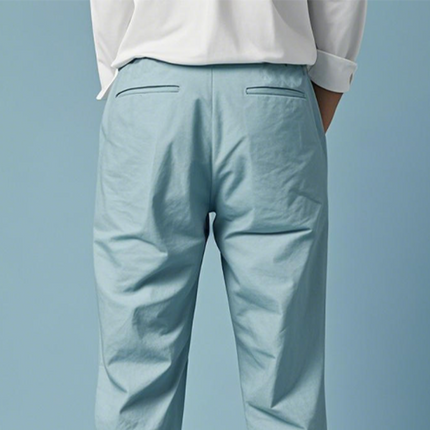 Men's Cotton Linen Pants | Elastic Waist | Spring Summer Fashion | Classic Casual Style | Lightweight Breathable Fabric | Comfortable Fit | Versatile Design | Essential Wardrobe Staple with Pockets