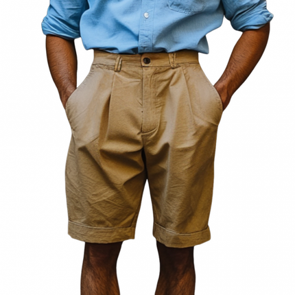 Men's Breathable Cotton Shorts | Slim Fit Tailored Style | Casual Suit Design | Multiple Colors | Versatile & Stylish | Comfortable Summer Wear | High-Quality Fabric | Functional Pockets | Easy Care
