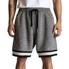 Men's Athletic Shorts | Contrast Color | Elastic Waist | Breathable Knitted Fabric | Quick-Drying | Side Pockets | Casual Sports | Lightweight | Adjustable Drawstring | Multiple Sizes Available