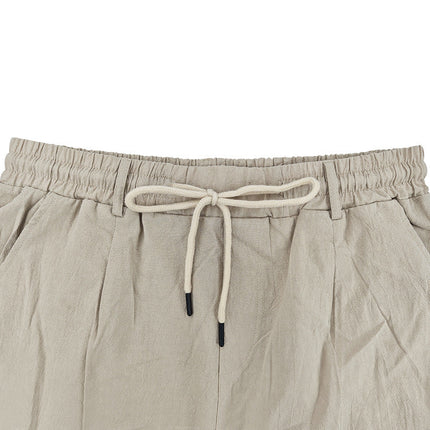 Men's Solid Color Casual Shorts | Breathable Fabric | Tailored Modern Fit | Knee-Length | Versatile Design | Side & Back Pockets | Light Green