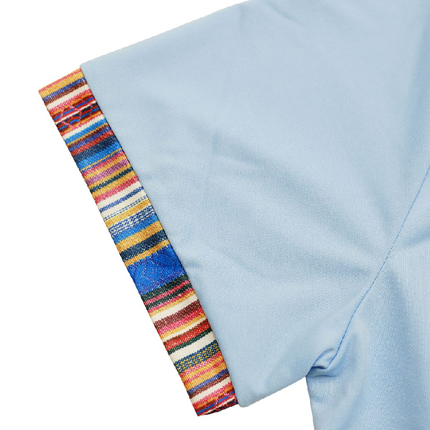 Men's Patchwork Polo Shirt | Lapel Collar | Short Sleeve | Casual Style | Unique Design | Comfortable & Breathable Fabric | Stylish & Versatile | Ideal for Casual & Semi-Formal Outings
