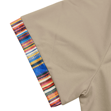 Men's Patchwork Polo Shirt | Lapel Collar | Short Sleeve | Casual Style | Unique Design | Comfortable & Breathable Fabric | Stylish & Versatile | Ideal for Casual & Semi-Formal Outings