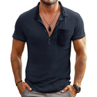 Men's Summer Business T-Shirt | Solid Color Short Sleeve | Comfortable Breathable Fabric | Office Casual Wear | Professional Fit | Sizes S-3XL | Machine Washable