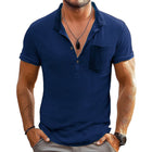 Men's Summer Business T-Shirt | Solid Color Short Sleeve | Comfortable Breathable Fabric | Office Casual Wear | Professional Fit | Sizes S-3XL | Machine Washable