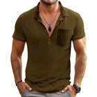 Men's Summer Business T-Shirt | Solid Color Short Sleeve | Comfortable Breathable Fabric | Office Casual Wear | Professional Fit | Sizes S-3XL | Machine Washable