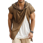 Men's Linen Hooded Shirt | Retro Casual Short Sleeve | Comfort Fit | Vintage Style | Summer Wardrobe Essential | Breathable Lightweight Material | Available in Sizes S to 3XL | Ideal for Casual Outings