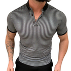 Men's Striped Polo Shirt | Short Sleeve | Retro Casual Style | Classic Collar | Breathable Cotton Blend | Sizes S-3XL | Comfortable Relaxed Fit | Modern Fashion | Versatile Men's Top