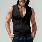Men's Sleeveless Hoodie | Casual Solid Color | Breathable Fabric | Relaxed Fit | High-Quality Material | Versatile Layering | Stylish & Comfortable | Perfect for Warm Weather & Layering