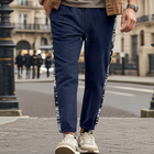 Men's Corduroy Casual Pants | Contrast Design | Premium Quality Fabric | Modern Fit | Versatile Style | Trendy Wardrobe Essential