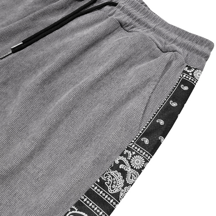 Men's Corduroy Casual Pants | Contrast Design | Premium Quality Fabric | Modern Fit | Versatile Style | Trendy Wardrobe Essential