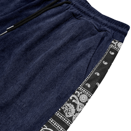 Men's Corduroy Casual Pants | Contrast Design | Premium Quality Fabric | Modern Fit | Versatile Style | Trendy Wardrobe Essential