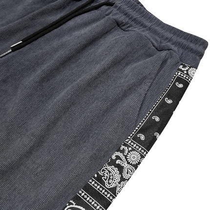 Men's Corduroy Casual Pants | Contrast Design | Premium Quality Fabric | Modern Fit | Versatile Style | Trendy Wardrobe Essential