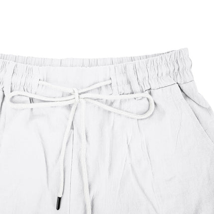Men's Solid Color Casual Shorts | Breathable Fabric | Tailored Modern Fit | Knee-Length | Versatile Design | Side & Back Pockets | Light Green