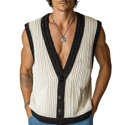 Men's Vest | Summer Fashion | Elegant Woven Design | High-Quality Breathable Fabric | Versatile Colors | Lightweight Casual Outerwear | Sophisticated Style | Perfect for Semi-Formal & Casual Occasions
