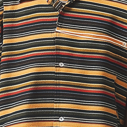 Men's Summer Shirt | Striped Print | Loose Fit | Short Sleeve | Lightweight & Breathable | Comfortable Casual Top | Trendy Fashion | Perfect for Summer Outings | Stylish & Chic Design