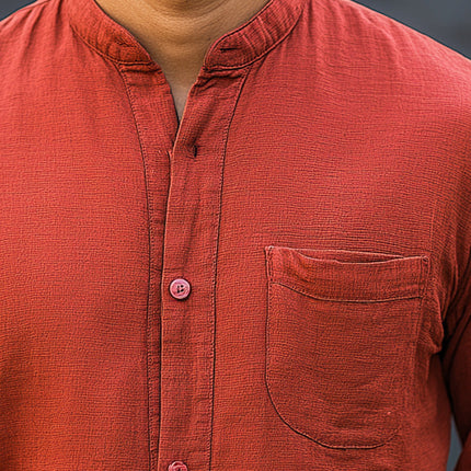 Men's Long Sleeve Dress Shirt | Simple Solid Color | Summer Fashion | Elegant & Comfortable Fit | Breathable Lightweight Fabric | Versatile Casual & Formal Wear | Easy Care & Durable Design