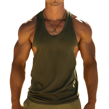 Men's Retro Casual Sleeveless Tank Top | Cotton Hollow Design | Crew Neck | Breathable Material | Versatile Fit | S to 3XL | Ideal for Warm Weather and Layering