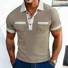 Men's Polo Shirt | Summer Business Slim Fit | Lightweight Breathable Fabric | Short Sleeve | Classic Collar | Office Casual Wear | Sizes S-3XL | Comfortable Stylish Design