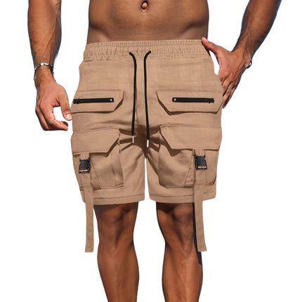 Men's Outdoor Cargo Shorts | Multi-Pocket | Durable Fabric | Water-Resistant | Adjustable Waistband | Comfortable Fit | Hiking Travel Casual | High-Quality Utility Apparel