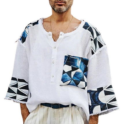 Men's Summer Loose Fit T-Shirt | Comfortable Stitching Design | Short Sleeve | Breathable Cotton Blend | Relaxed Fit | Casual Wear | Lightweight & Moisture-Wicking | Sizes S-3XL