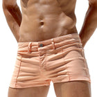 Men's Slim-fit Shorts | Solid Color | Casual Summer Wear | Breathable Fabric | Sizes S-3XL | Front & Back Pockets | Ideal for Summer Outings & Events | Durable & Comfortable | Versatile Minimalist Design