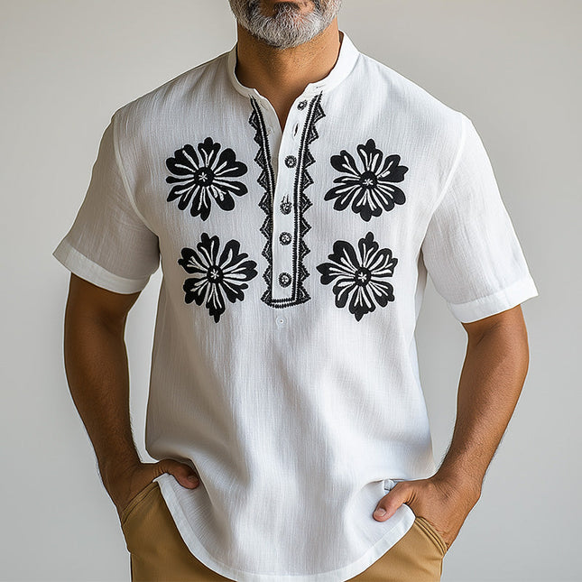 Men's Cotton Short Sleeve T-Shirt | Summer Fashion | Stylish Prints | Comfortable Fit | Casual Wear | Versatile Use