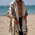 Summer Men's Hooded Cape Shirt | Casual Vacation Top | Lightweight & Breathable | Relaxed Fit | S-3XL | Ideal for Beach Outings & City Exploration | Trendy Cape-Style Silhouette | Comfortable Summer Wear
