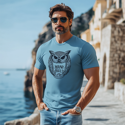 Men's Casual Slim Fit T-Shirt | Summer Fashion Cotton Blend | Animal Print Short Sleeve