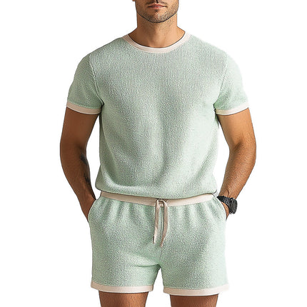 Men's Summer Fashion Set | Comfortable Thin Woven Fabric | Breathable & Lightweight | Stylish & Durable Design | Perfect for Hot Weather | Casual & Relaxed Fit | Ideal for Summer Outings