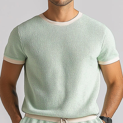 Men's Summer Fashion Set | Comfortable Thin Woven Fabric | Breathable & Lightweight | Stylish & Durable Design | Perfect for Hot Weather | Casual & Relaxed Fit | Ideal for Summer Outings