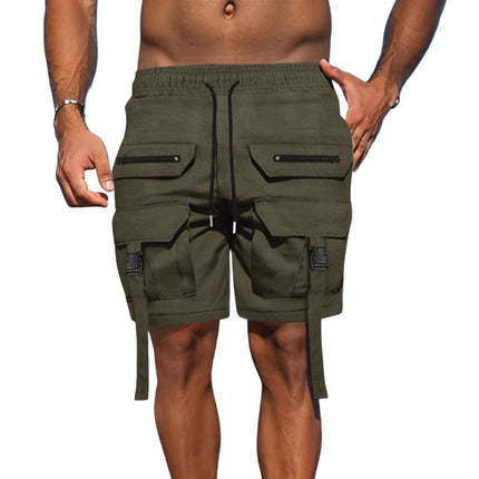 Men's Outdoor Cargo Shorts | Multi-Pocket | Durable Fabric | Water-Resistant | Adjustable Waistband | Comfortable Fit | Hiking Travel Casual | High-Quality Utility Apparel