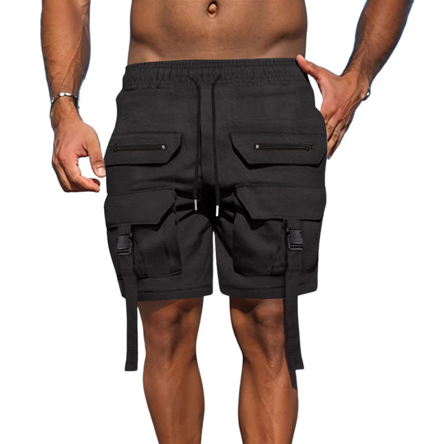 Men's Outdoor Cargo Shorts | Multi-Pocket | Durable Fabric | Water-Resistant | Adjustable Waistband | Comfortable Fit | Hiking Travel Casual | High-Quality Utility Apparel